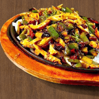 Best Sizzling Spicy Beef Aorta on Iron Plate 铁板香辣黄喉 in Davis, CA