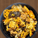 Best Sliced Fatty Beef Spicy Pot 麻辣香锅肥牛 in Davis, CA